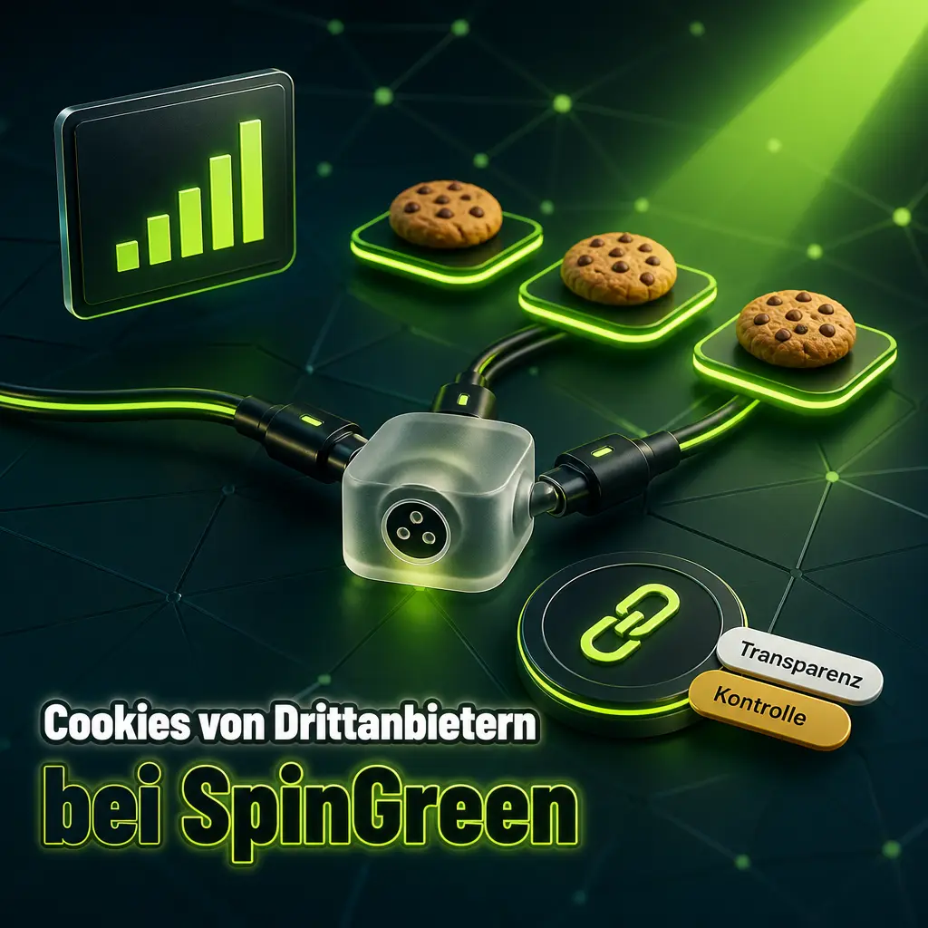 Drittanbieter-Cookies bei SpinGreen: Zahlungsdienstleister, Analysetools und Affiliate-Partner im Überblick