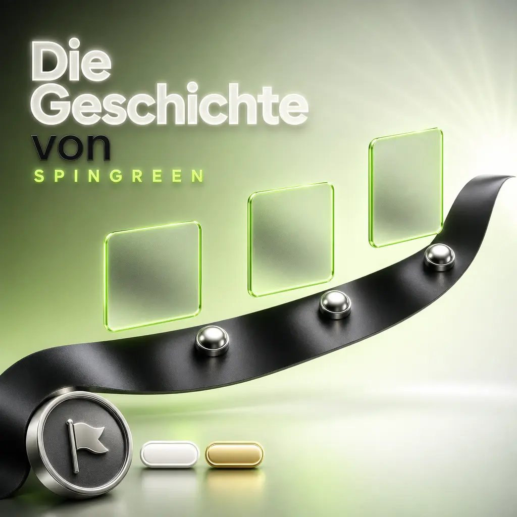 SpinGreen Zeitleiste: Start 2024 mit 2.000 Slots, Sportwetten, Live-Casino 2025, Zahlungsmethoden für Deutschland ab 2026.