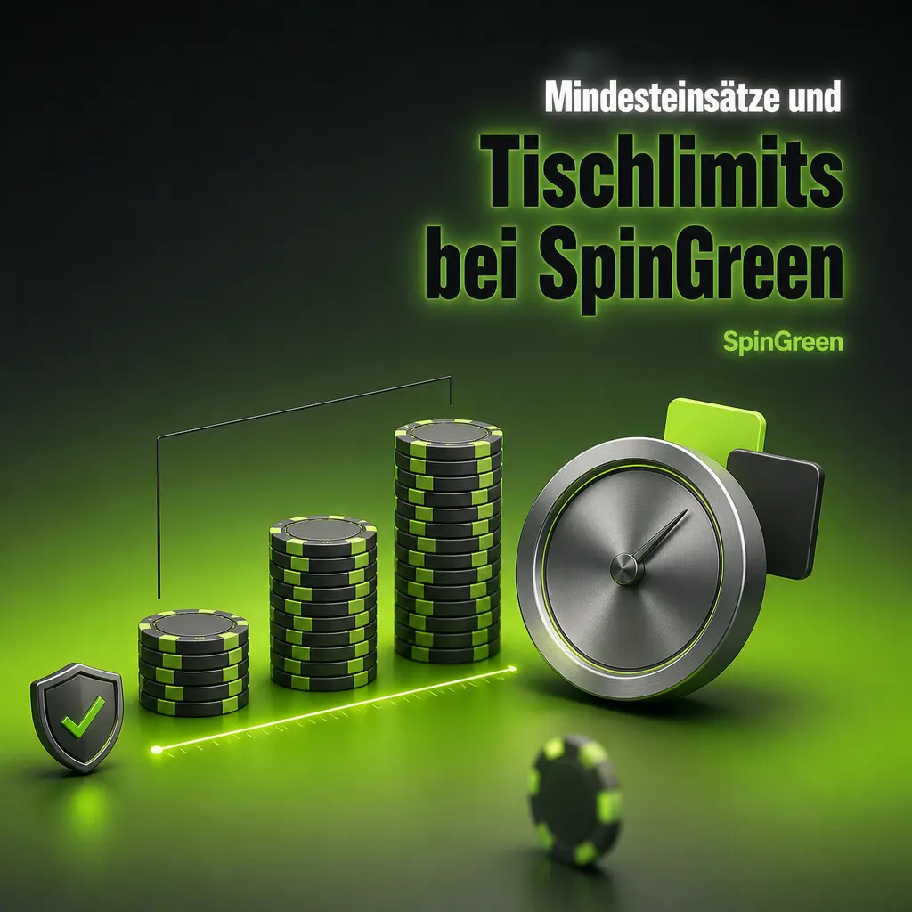 Mindesteinsätze und Tischlimits bei SpinGreen: Live-Tische von 0,10 bis 10.000 Euro, inklusive Speed- und VIP-Tischen