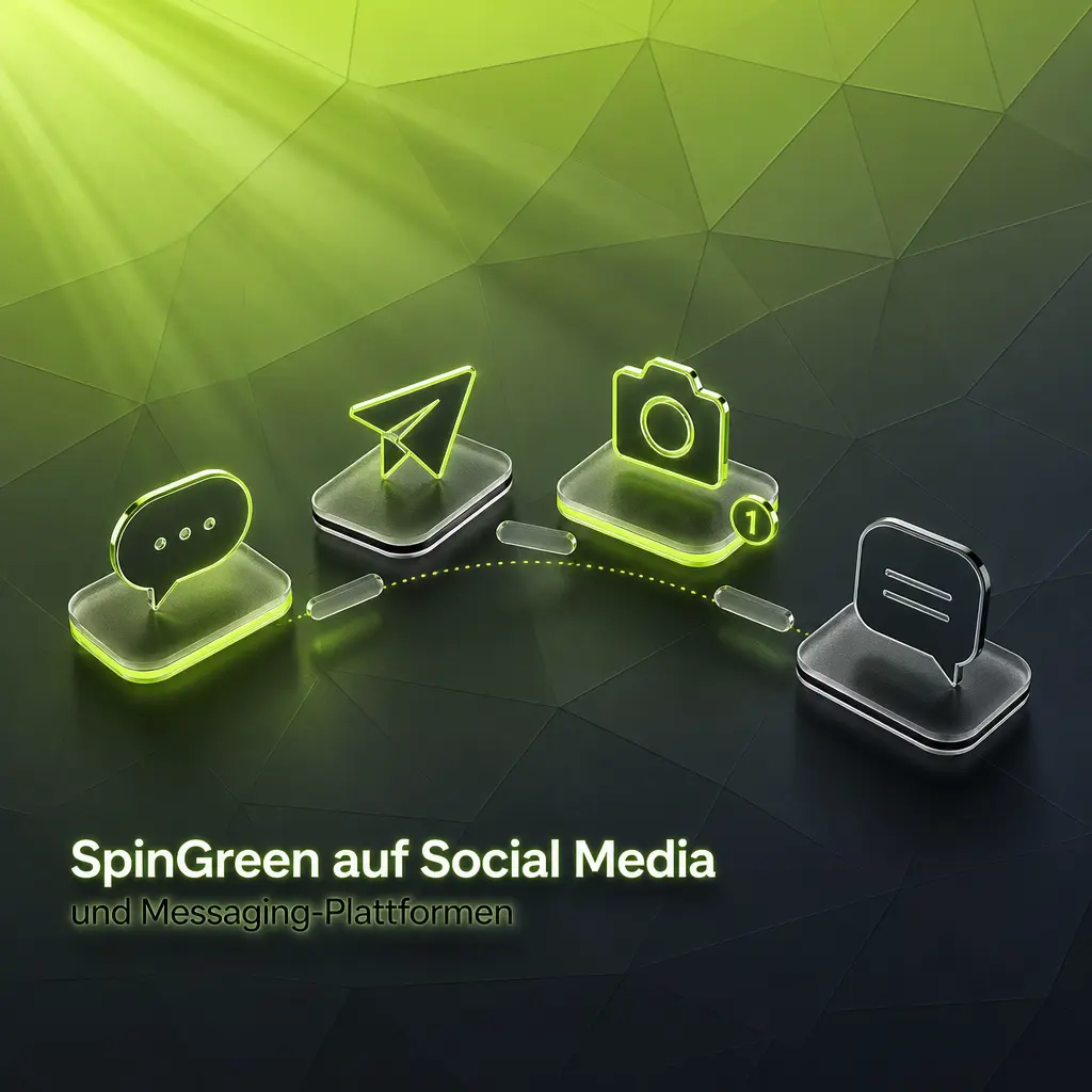 SpinGreen auf Telegram, WhatsApp, Instagram und X: Boni, Kontofragen, Spielneuheiten und Wartungsmeldungen im Überblick.