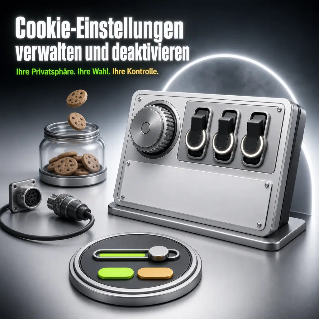 Browsereinstellungen zur Verwaltung und Deaktivierung von Cookies bei SpinGreen, z. B. in Chrome, Firefox oder Safari.