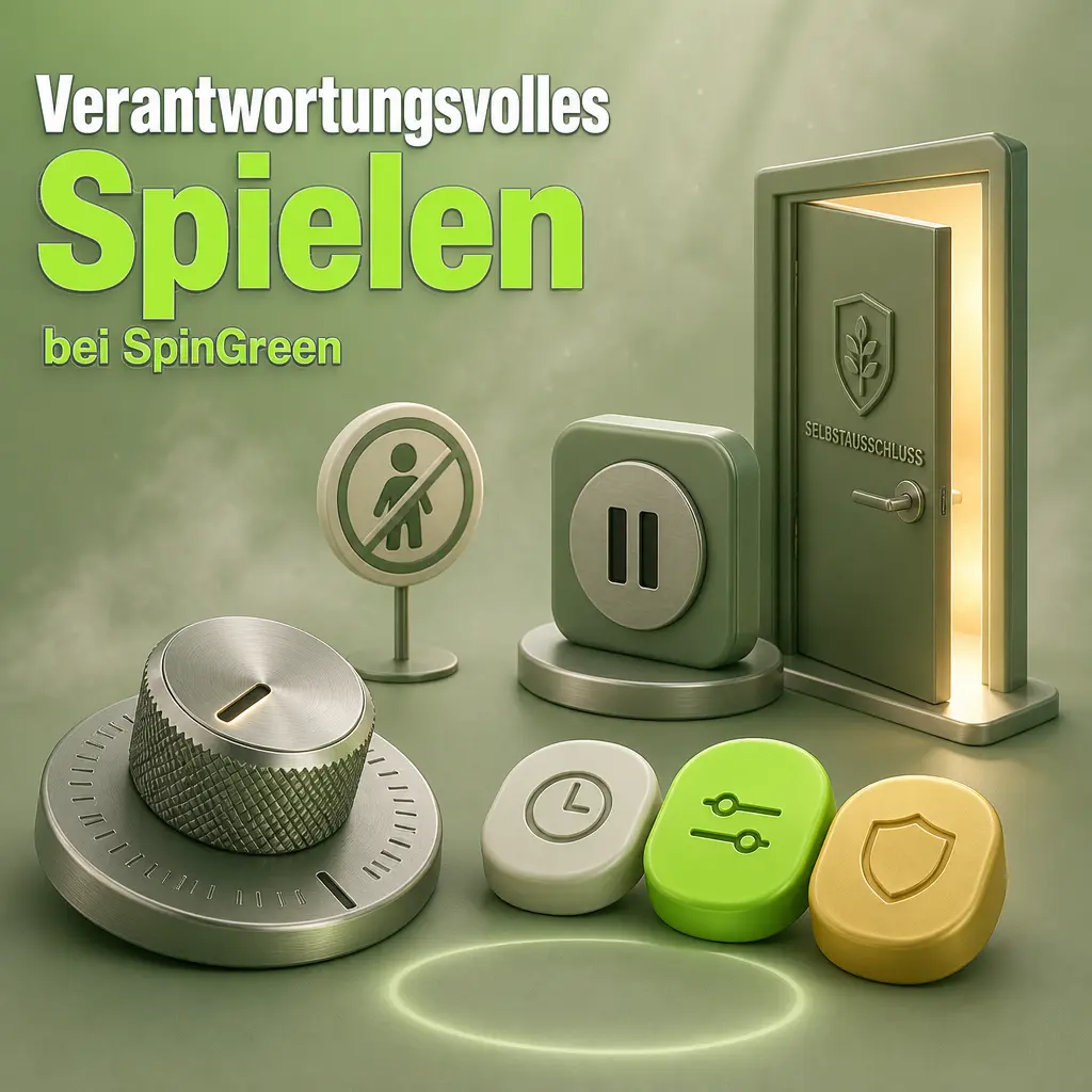 Verantwortungsvolles Spielen bei SpinGreen: Einzahlungslimits, Selbstausschluss und Altersverifizierung im Überblick