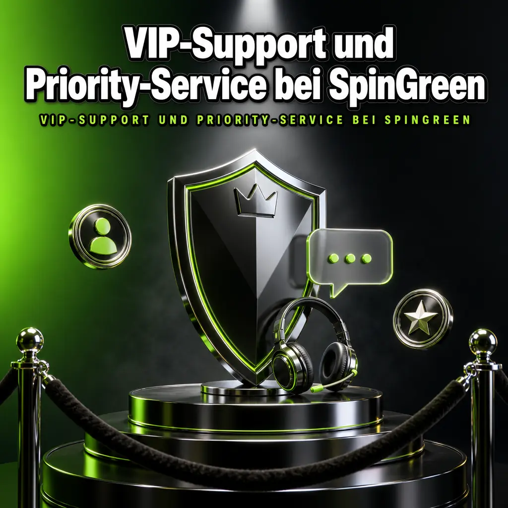 VIP-Support bei SpinGreen: persönlicher Account Manager, schneller Live-Chat und Auszahlungen innerhalb von 2 Stunden