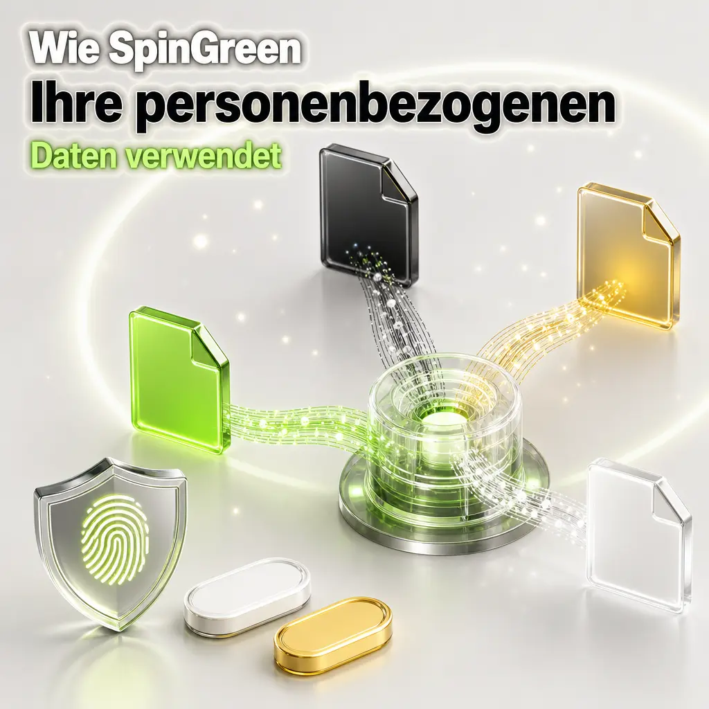 SpinGreen Datenschutz: Verwendung personenbezogener Daten für Identifikation, Zahlungen, Betrugsschutz und Marketing gemäß GwG